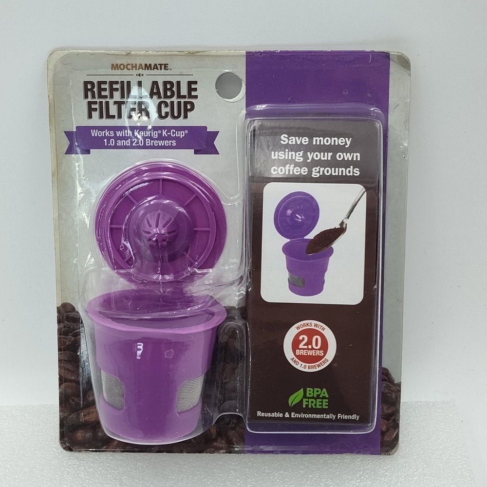 Mochamate Refillable Reusable Filter Cup Works KEURIG K-CUP‎ Brew BB20.0MO3146
